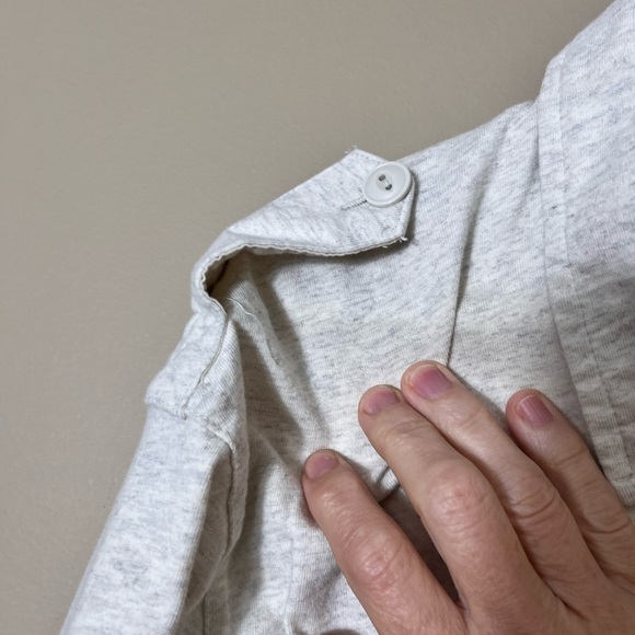 2 Men’s Vintage Old Navy Cotton Long Sleeve Collar Shoulder Tab Pocket Shirt XL - Picture 12 of 13